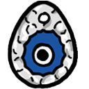 Eye With Silver Icon 128x128 png